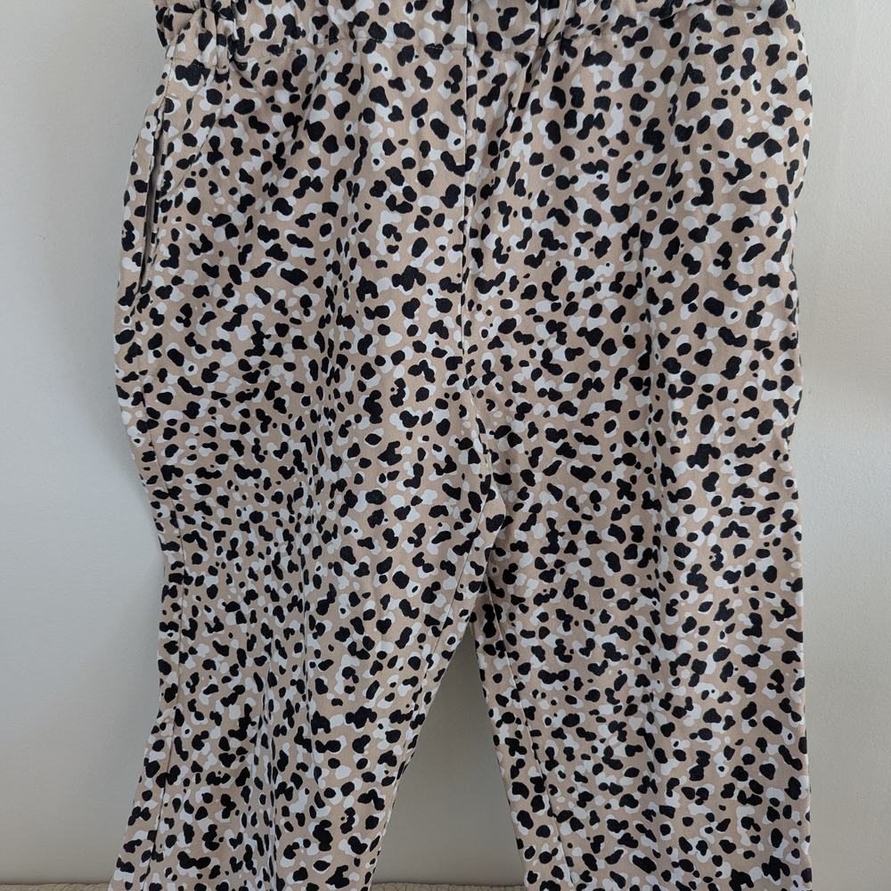 Ann Taylor Black and Tan Patterned Pants